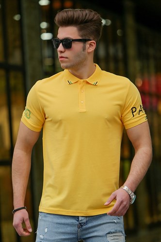 Madmex Basic Sarı Polo Yaka Tişört 3053