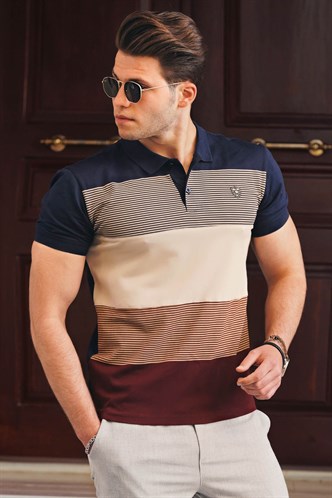 Madmext Mixed Colour Polo Shirt for Men 9280