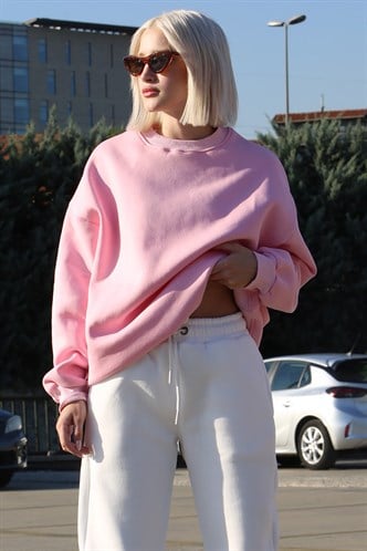 Pink Basic Sweatshirt MG1559